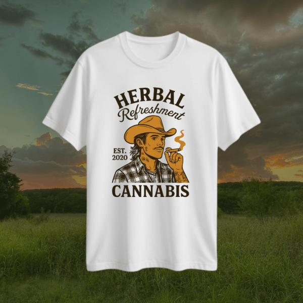 Herbal Refreshment Tattoo Cowboy T-shirt